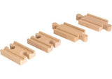 BRIO - Mini Straight Track Pack 4 Pieces