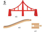 BRIO - Double Suspension Bridge 5 Pieces