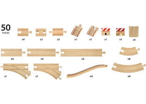 BRIO - 50 Piece Track Pack