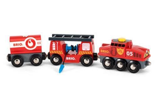 BRIO - Rescue Firefighting Train 4 Pieces
