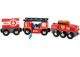 BRIO - Rescue Firefighting Train 4 Pieces