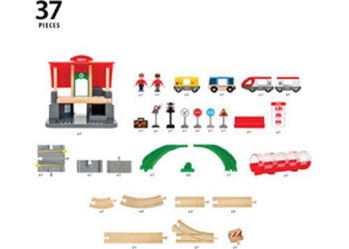 BRIO - Central Station Set 37 Pieces