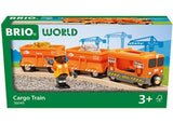 BRIO - Gold Cargo Train 6 Pieces