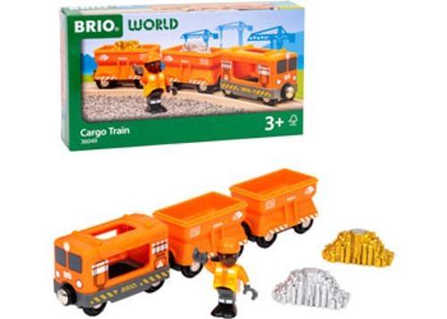 BRIO - Gold Cargo Train 6 Pieces