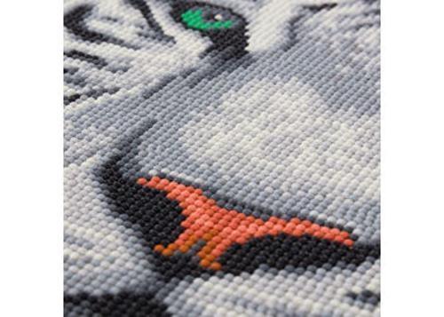 Crystal Art - White Tiger 30x30cm Kit