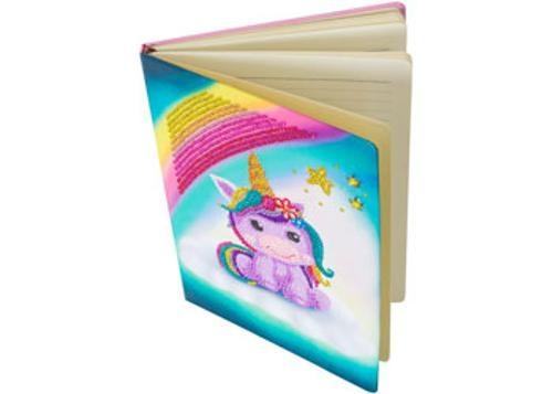 Crystal Art - Unicorn Smile Notebook 18x26cm