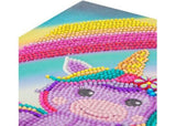 Crystal Art - Unicorn Smile Notebook 18x26cm