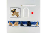 Crystal Art - Playful Pup 9x9cm Motif