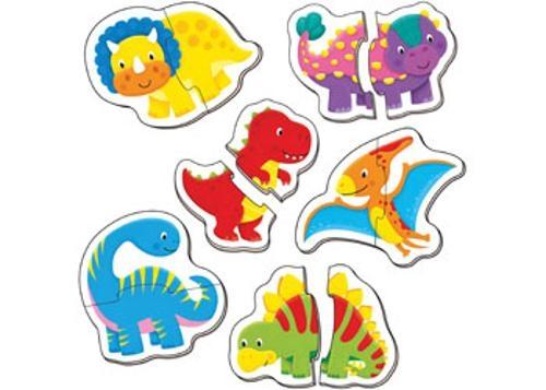 Galt - Baby Puzzles - Dinosaurs 2 Pieces