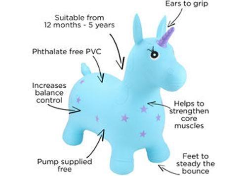 Happy Hopperz - Turquoise Unicorn