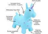Happy Hopperz - Turquoise Unicorn