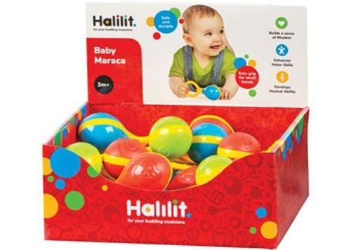 Halilit - Baby Maraca Animal Face CDU24