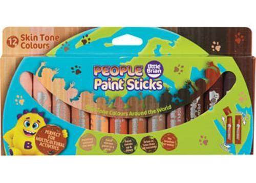 Little Brian Paint Sticks - People 12pk