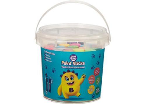 Little Brian Paint Sticks - Bucket Assorted 20pk