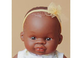 Miniland - My Friends & Me African Girl Baby Doll 21cm