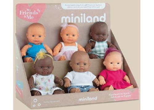 Miniland - My Friends & Me Display 21cm Plus 12 Dolls