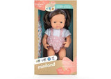Miniland - My Friends & Me Baby Doll Brown Hair Girl 38Cm
