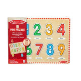 Melissa & Doug - See-Inside Numbers Peg Puzzle