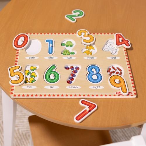 Melissa & Doug - See-Inside Numbers Peg Puzzle