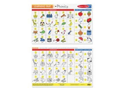 Melissa & Doug - Phonics Write-A-Mat 6pk