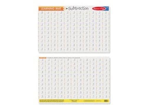 Melissa & Doug - Subtraction Write-A-Mat 6pk