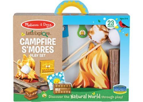 Melissa & Doug - Let's Explore - Campfire S'mores Play Set