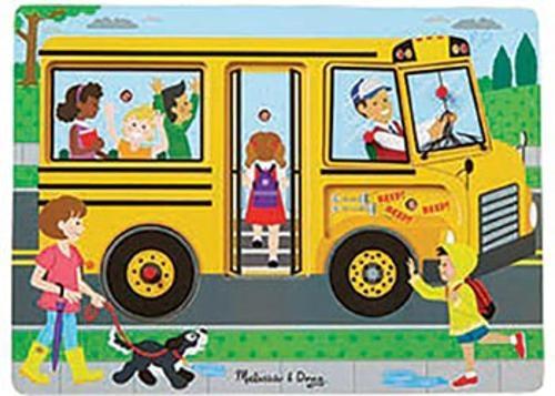 Melissa & Doug - The Wheels on the Bus Song Puzzle 6 Pieces