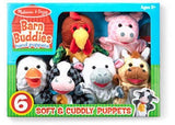 Melissa & Doug - Barn Buddies Hand Puppets 6 Pieces
