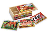 Melissa & Doug - Farm Puzzles In A Box