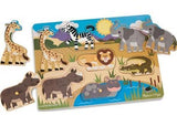 Melissa & Doug - Safari Peg Puzzle