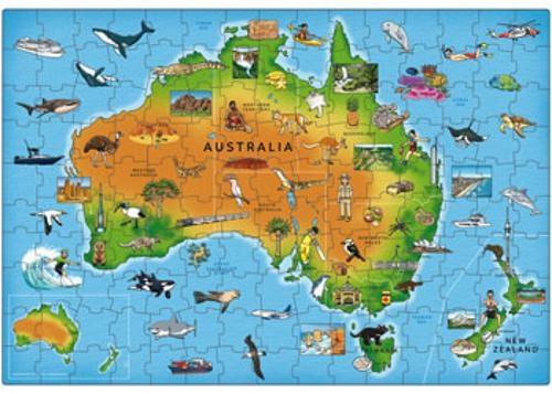 Orchard Toys - Map of Australia & New Zealand Puzzle