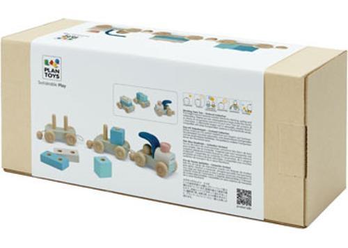 PlanToys - Stacking Train Trio