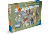 Ravensburger - Around the UK and Ireland Puzzle 1000 Pieces