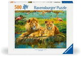 Ravensburger - Lions in the Savanna Puzzle 500 Pieces