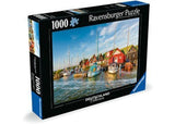 Ravensburger - Colourful Harbourside Germany Puzzle 1000 Pieces