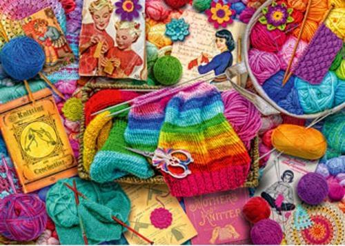 Ravensburger - Vintage Knitting & Crochet Puzzle 1000 Pieces