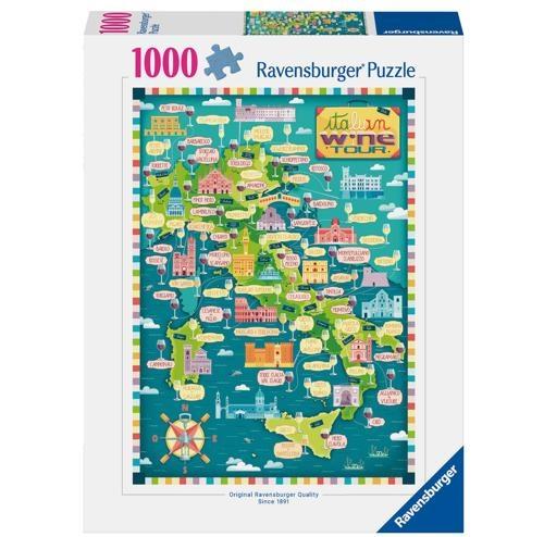 Ravensburger - Map of Italy Wines Puzzle 1000 Pieces