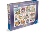Ravensburger - Crazy Cats Cats Calendar Puzzle 1000 Pieces