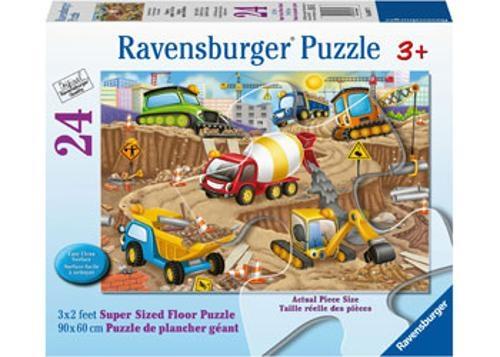 Ravensburger - Construction Fun Giant Floor Puzzle 24 Pieces