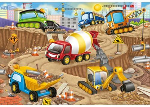 Ravensburger - Construction Fun Giant Floor Puzzle 24 Pieces