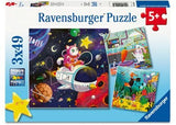 Ravensburger - Animal Explorers Puzzle 3x49 Pieces