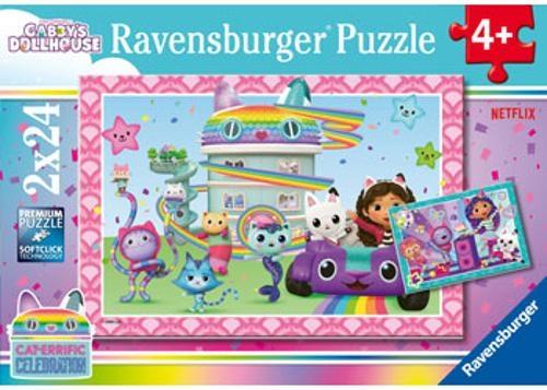 Ravensburger - Gabby's Dollhouse Ready to Party! 2x24 Pieces