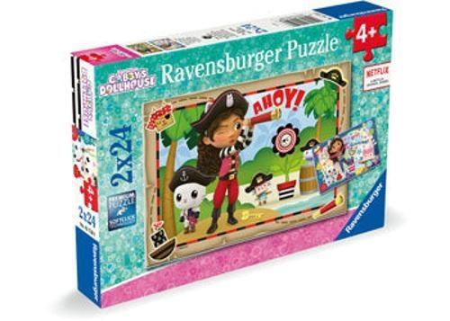 Ravensburger - Gabby's Dollhouse Lets Pirate Party! 2x24 Piece