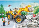 Ravensburger - Diggers at Work Puzzle 2x24 Pieces