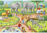 Ravensburger - A Day at the Zoo Puzzle 2x24 Pieces