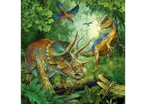 Ravensburger - Dinosaur Fascination Puzzle 3x49 Pieces