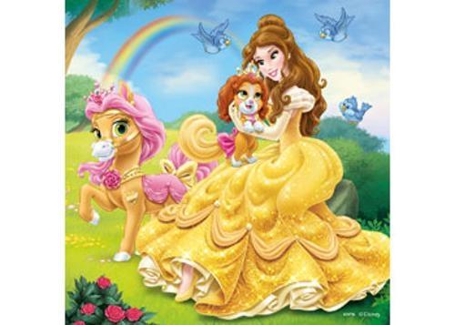 Ravensburger - Disney Belle Cinderella Rapunzel Puzzle 3x49 Pieces