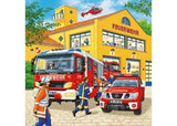 Ravensburger - Fire Brigade Run Puzzle 3x49 Pieces