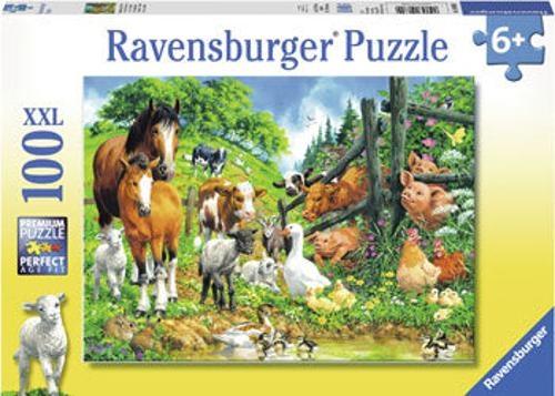Ravensburger - Animal Get Together Puzzle 100 Pieces