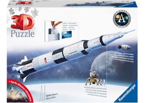 Ravensburger - 3D Puzzle Apollo Saturn V Rocket 440 Pieces